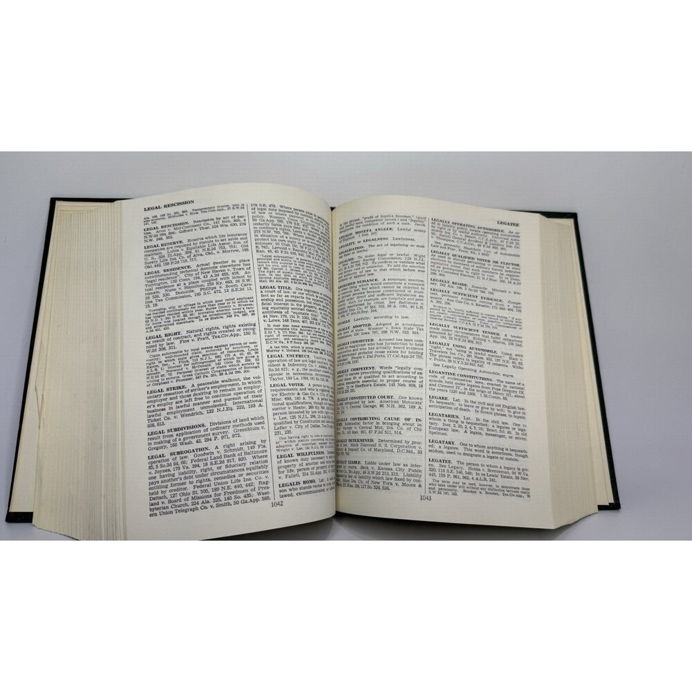 Black's Law Dictionary Revised Fourth 4th Edition 1968 Henry Campbell Black 1975 - Picture 13 of 14